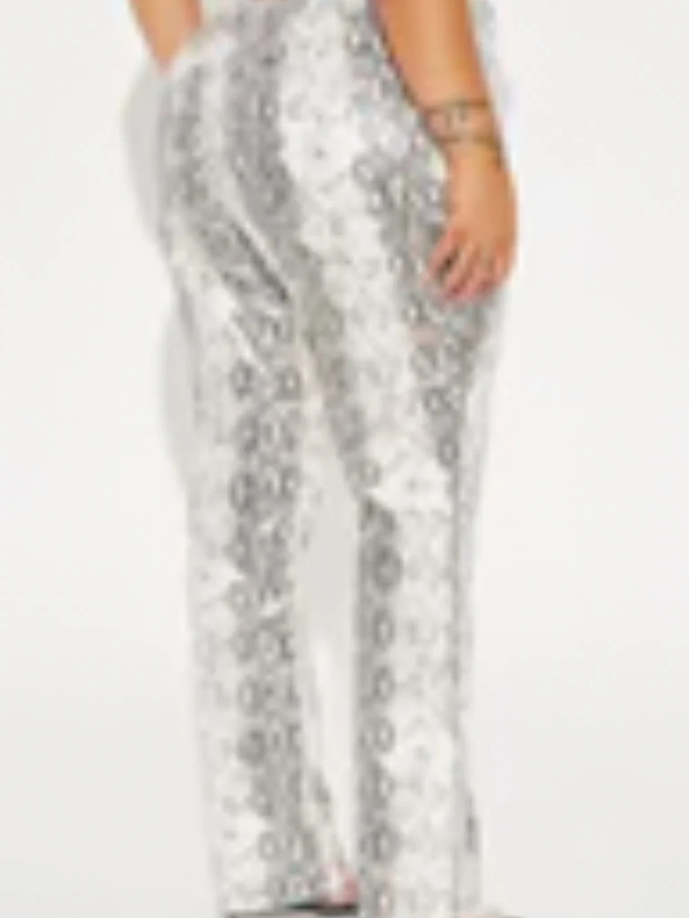 Iliana Faux Leather Slim Straight Pant